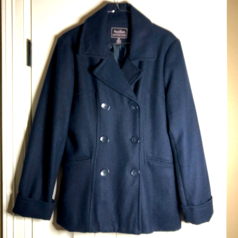 Ladies Steve and Barry’s Navy Pea Coat